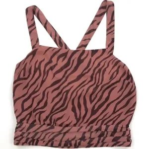 ASTR the Label Mauve Zebra Criss Cross Strappy Top v6x thumbnail 5