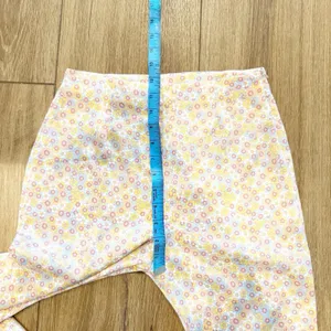Zara Womens Satin Flare Pants Size Small Festival Hippie Disco Pastel Florals thumbnail 6