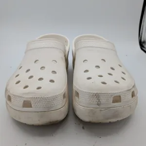 Crocs Classic Platform Clog White Platform Sandals‎ Womens 10 Chunky 206302-100 thumbnail 3
