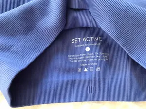 Set Active Ribbed One Shoulder Bra thumbnail 4
