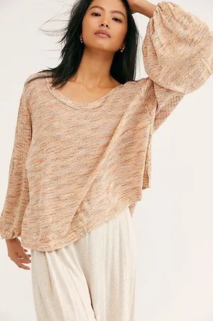 Free People Happy Day Top Size L. B-7 thumbnail 1