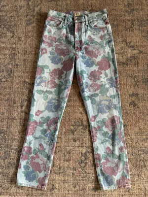 Citizens of Humanity Vintage Olivia Floral Jeans Size 25 thumbnail 4