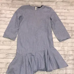 Zara trafaluc striped dress thumbnail 2