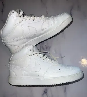 Nike Court Vision Mid Basketball Sneakers CD5436-100 White New Women's Size 8.5 thumbnail 1