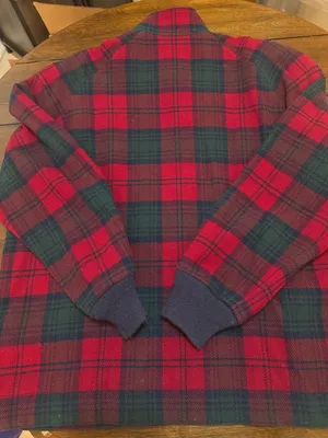 Vintage Women Pendleton Red Blue Green Plaid 100% Virgin Wool Jacket Size Large thumbnail 8