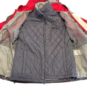 Columbia Womens Interchange Jacket Small Red Gray 3-in-1 Ski‎ Snow Winter Coat thumbnail 8