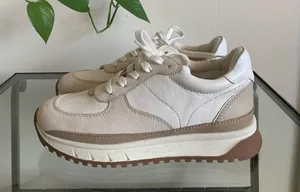 NWT Madewell Kickoff Trainer Sneakers Antique Cream Multi Size 5M thumbnail 6