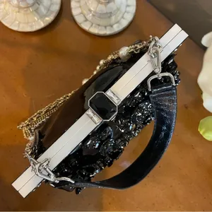 Dolce & Gabbana VANDA Crystal Beaded Bag Black NWOT thumbnail 6