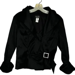 XScape by‎ Joanna Chen Black Formal Top thumbnail 1