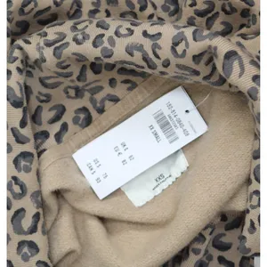 NWT Abercrombie & Fitch A&F Open Front Cardigan Sweater Cheetah Brown 2XS thumbnail 4