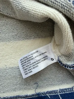 Evereve Bailey Striped Grommet Sweatshirt Size Small thumbnail 7