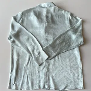 Revolve - Tell Your Friends Long Sleeve Shirt in Yvette Print 100% Silk Size M thumbnail 3