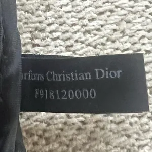 Christian Dior NWOT Vintage Tweed Dior Parfums Beaute Large cosmetic case thumbnail 6