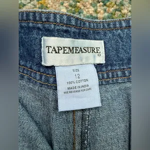 Vintage Y2K Tapemeasure denim jean skort, size 12 thumbnail 6