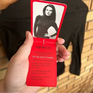 NWT Spanx On Top & In Control Classic Chic Turtleneck Top Bittersweet Brown thumbnail 7