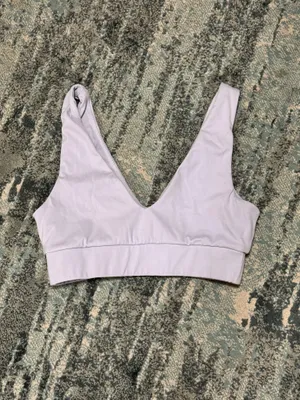 Daily Drills Go! V-Neck Sports Bra Mist Small thumbnail 4