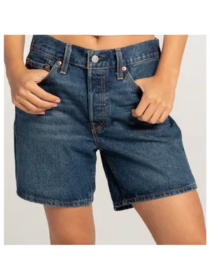 Levi’s 501 mid thigh Jean shorts NEW 26 thumbnail 4
