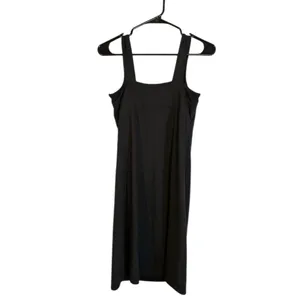 Alpine Design Black Sleeveless Ruched Front Knee Length Dress Women Sz S thumbnail 2