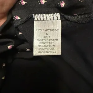 Papermoon Black Sleeveless Blouse with Pink Dot Print thumbnail 4