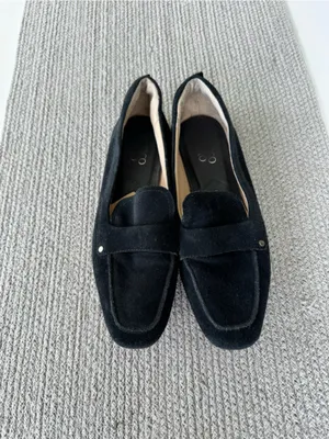 Franco Sarto Persia Black Suede Leather Flat Loafers Size 8.5 thumbnail 9