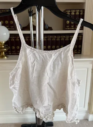 Mahina Linene White Lafe Camisole thumbnail 1