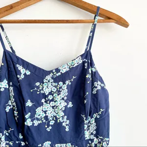 ⭐️ floral blue Strappy dress size small thumbnail 3