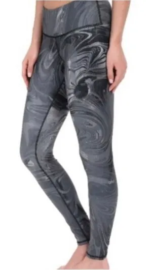 Alo Yoga Leggings Airbrush Women Sz S Gray Marble Athletic Gym Workout Ankle thumbnail 1