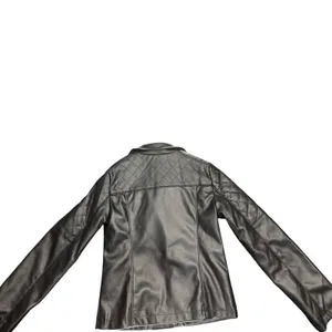 Art Class Black Cropped Moto Jacket Women’s Small Biker Streetwear Coat thumbnail 2