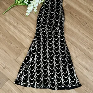 Boutique Mesh & Sequin Mermaid Dress thumbnail 4
