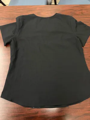 Scrubstar Black Scrub Top Size Large thumbnail 2