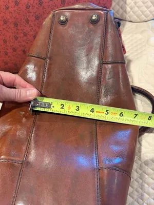 Banana Republic leather bowling-style bag or satchel thumbnail 14