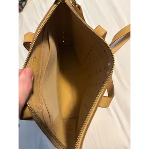 Madewell Mini Transport Perforated Leather Crossbody Bag - J4660‎ - Tan thumbnail 4