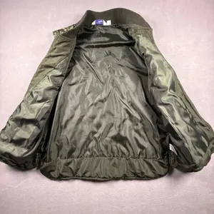 Great Northwest Indigo Leopard Camo Quilted Puffer Vest Green Large Gorpcore thumbnail 8