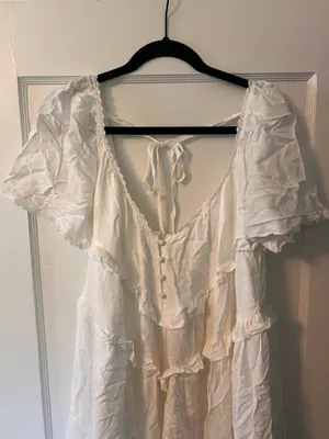 Amazon Elegant Short Sleeve Low Cut Backless Dress thumbnail 7
