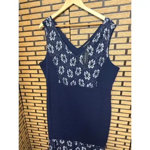 Blue Lace Maxi Dress Size‎ 2X thumbnail 3