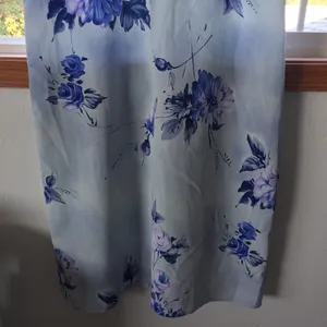 Enfocus Studio VTG sundress, tank top, blue flower, lightweight y2k vintage thumbnail 6