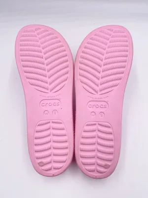 Crocs Classic Platform Slide Sandals Women's Size 9 Flamingo Pink Y2K Barbiecore thumbnail 7