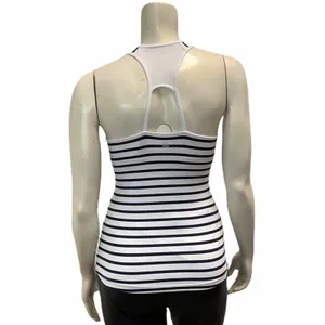 Athleta Mesh Striped‎ Racerback Tank Small Padded thumbnail 4