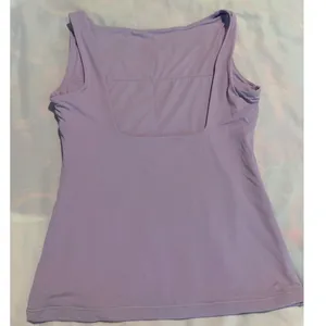 SUUKSESS Lavender Purple Low Back Tank Top Sleeveless Boat Neck XS thumbnail 2