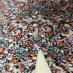 Rose & Olive Top Tunic Floral Split Neckline 3/4 Sleeve Smocking Pink Blue White thumbnail 3