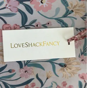 Love Shack Fancy Aisling Dress in Cherry Pink thumbnail 4