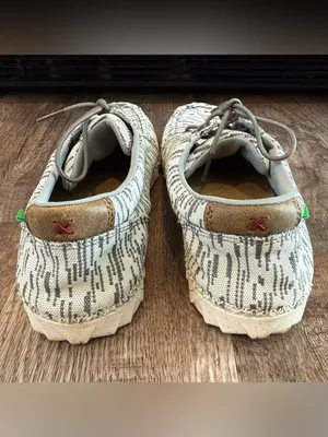 Twisted X Women’s Zero X White Grey Sneakers Slip On Lace Up Comfort Size 10 thumbnail 3