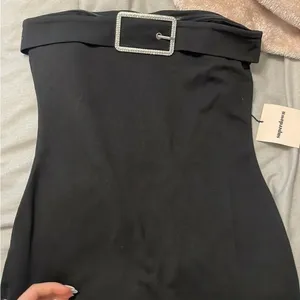 Superdown Black Strapless Dress thumbnail 2