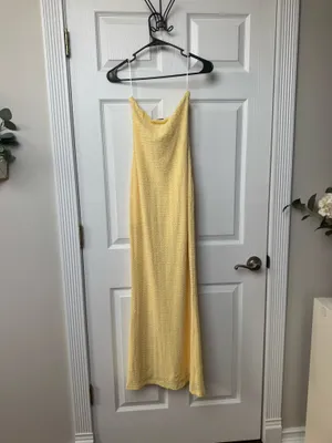 Princess Polly Butter Yellow Vacation Maxi Dress thumbnail 4