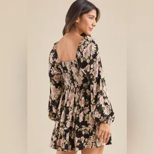 NWT Altar’d State Gracie Floral Mini Dress thumbnail 5