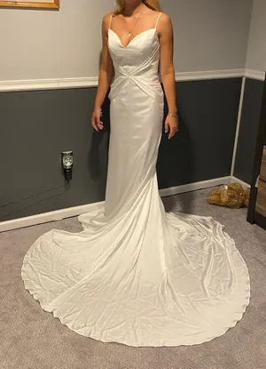 White Formal Dress Size 4 thumbnail 2