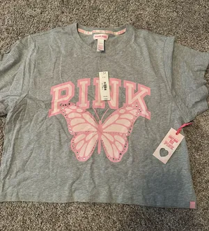 Victoria's Secret Pink Pajama Top thumbnail 1