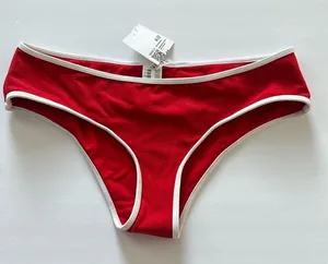 NWT Forever 21 Terry Cloth Red Bikini Bottom‎ Sz M thumbnail 1