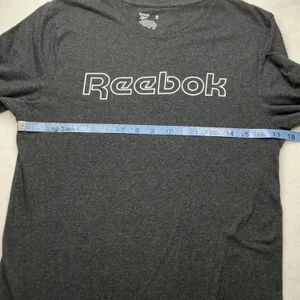 Reebok Womens Sleepwear Long Sleeve Graphic T-Shirt Dark Gray Heather Size S thumbnail 6