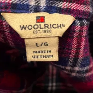 Woolrich- 100% Cotton Plaid Flannel Full Button Down Long Sleeve- Size L thumbnail 3